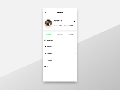 User Profile app dailyui interface mobile profile screen ui ux user user profile web