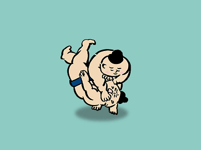 sumo wrestler 19 dropbody human illustration man sumo sumowrestler wrestler