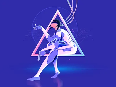 Ghost in the Shell ai android character future ghostintheshell new age tech