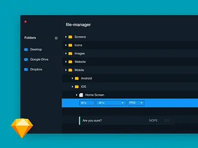 Compiler Dark Mode compiler design tool export file folder project sketch plugin