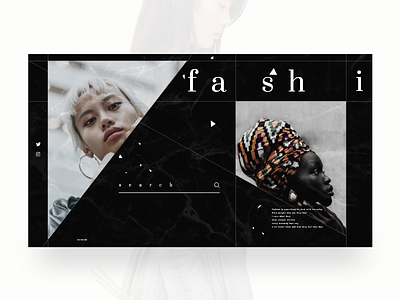 Alternative Fashion animation art black design fashion marble model motion photogtaphy style ui ux