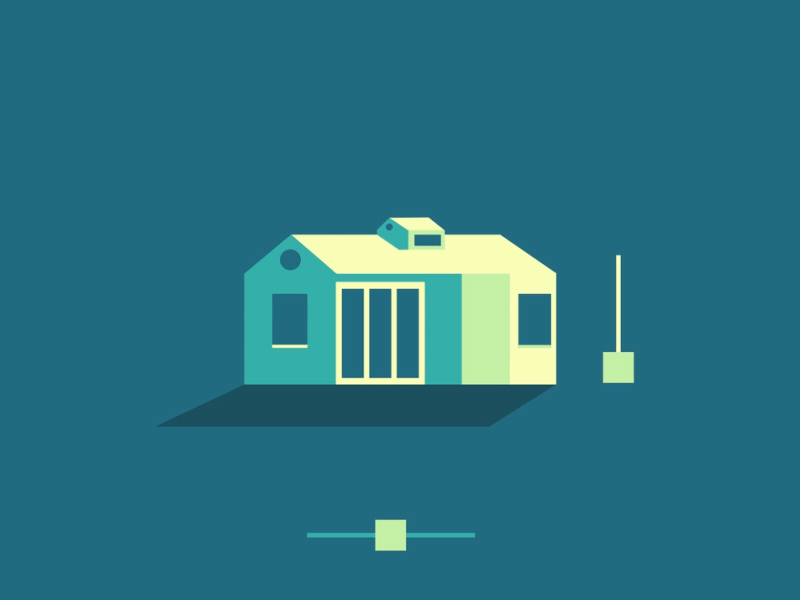 Interactive House after effects house interactive motion rooms slider