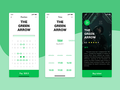 Ticket purchase app app movie ui