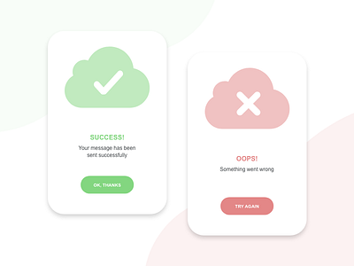 Daily UI :: 011 - Flash Message daily ui challenge error flash message success ui ui design