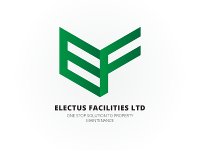 Ef Logo Concept concept cubic lettering logo maintenance property style