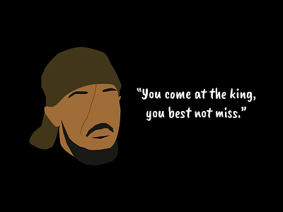 Omar Little Illustration illustration king machisto omar the wire