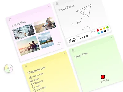 Widget Notes 065 daily ui