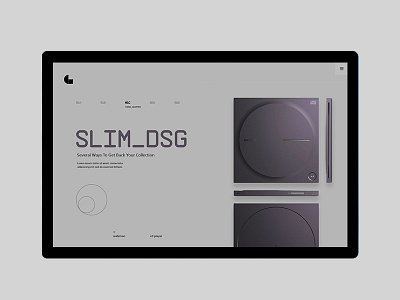 Sony - Walkman, Back to Basics concept ui ux web