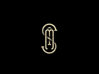SM MONOGRAM letter logo mark monogram symbol typography