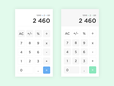 Calculator #004 004 calculator challenge dailyui uidesign