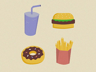 Lunch Squad! food illustration