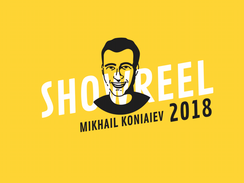 Showreel animation illustration new showreel vector