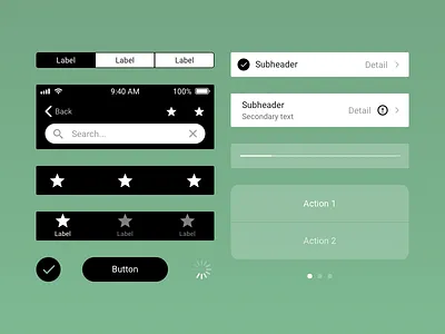 Plaster for Sketch v.1.3 🌱 android design system ios material material 2.0 mobile sketch toolkit ui kit