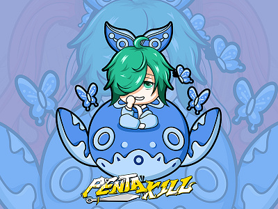 王者荣耀的周庄 王者荣耀，插画，潮流插画，人物设定