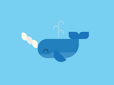 Nora's Narwhal animals baby illustration
