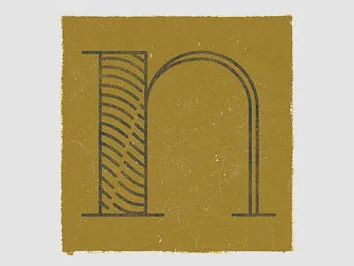 36 Days of Type | n 36days n 36daysoftype 36daysoftype05 handlettering lettering letters n texture truegrit type typedesign typography