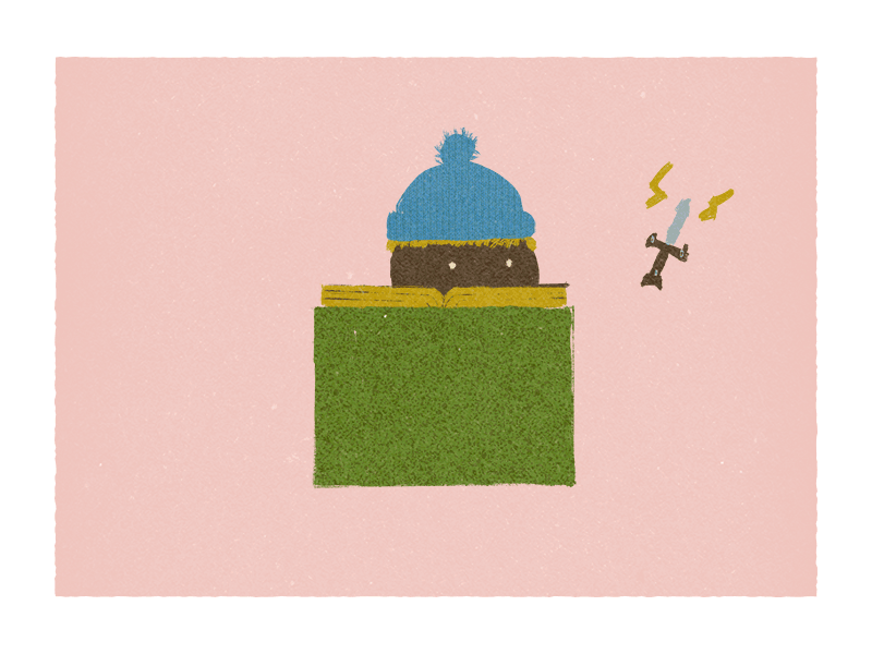 National Book Lovers Day animation illustration minimal minimalism national day texture watermelon weird national day
