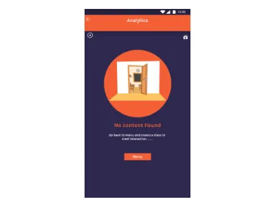 No content Found Mobile Screen