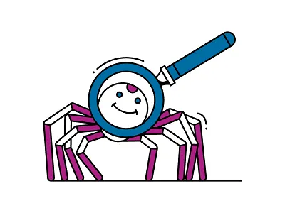 Take a close look character close look fears magnifying glass phobia spider zoom