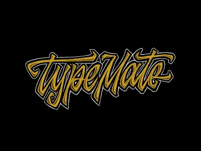 Typemate sketch calligraphy lettering logo logotype raw sketch typemate typography