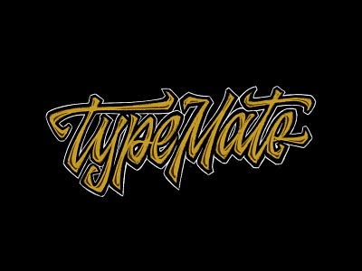 Typemate sketch calligraphy lettering logo logotype raw sketch typemate typography