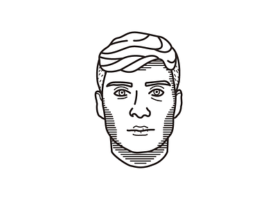 Thomas Shelby Illustration illustration illustrator line peaky blinders portrait test thomas shelby