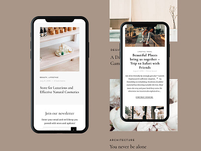 Magazine UI business corporate design homepage iphonex minimal personal themeforest ui ux web wordpress