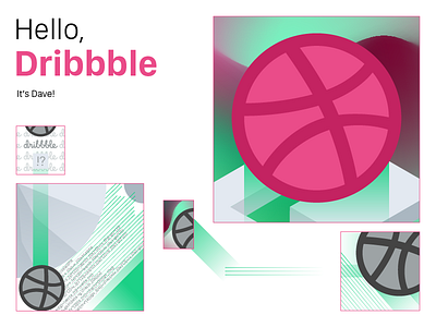 Hello Dribbble! debut dribbble graphic design hello