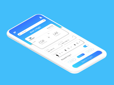 Flight Booking APP app booking design flight mobile