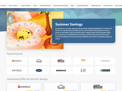 category page - summer savings - shopping category category page offers savings shop summer summer deals