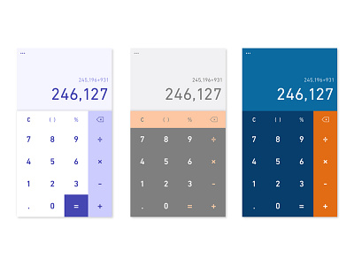 Daily UI 004 - Calculator app calculator daily ui interface ui user interface ux