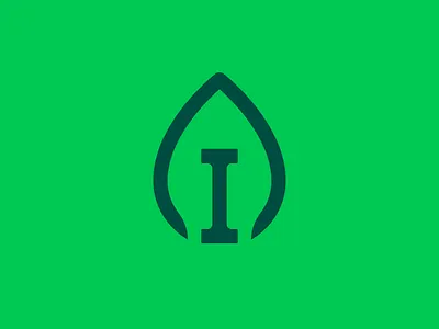 I + Nutrition branding health leaf logo logo challenge logo design negative space nutrition plant