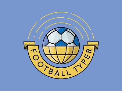 Football Typer blogger football globe soccer type waves writer