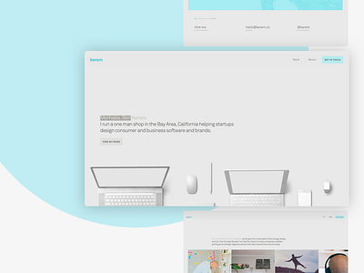 kerem.co 7.0 akkurat animation css design html mobile personal portfolio responsive tablet typography website