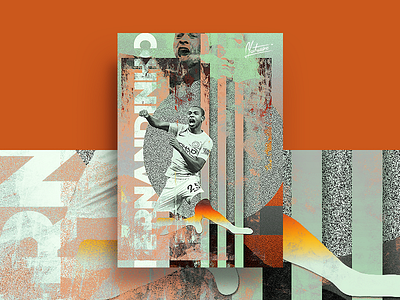 Fernandinho brazil city design fernandinho football artwork graphic illustration manchester poster