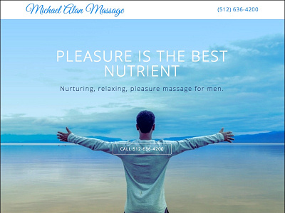 Michael Alan Massage content strategy logo design web design webflow