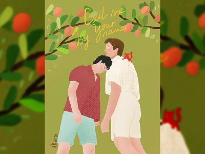 《Call Me By Your Name》Movie illustrations character film illustrations movie 插画 电影手绘