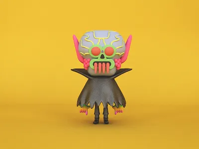 Craig Gleason's Ghoul 3d character character design design ghoul illustration monster render