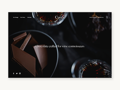 Cuvee Website WIP branding landing page web design website website design