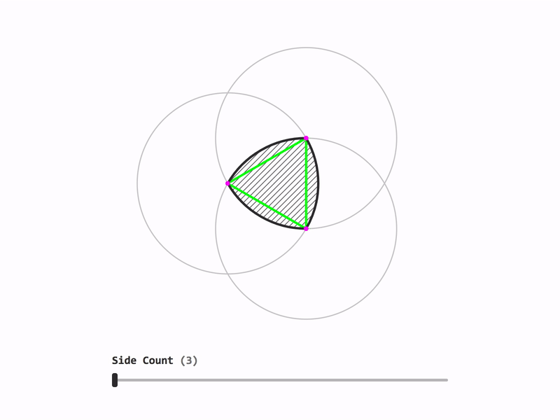 Reuleaux Polygons Construction polygons reuleaux svg