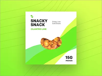 Unnamed Snack PT. 3 — Cilantro Lime branding chrono clean food minimal multiply packaging patterns shadow