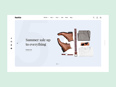 Fashion slide ecomerce eshop fashion slide store ui webdesign webui