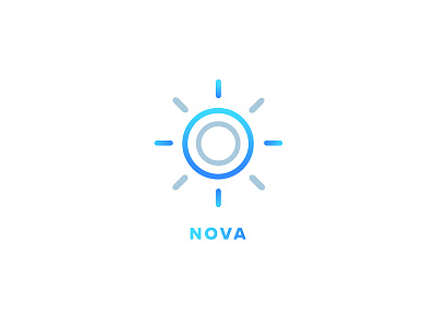 nova: outfit assistant branding gradient identity interaction design logo logo design nova visual communication