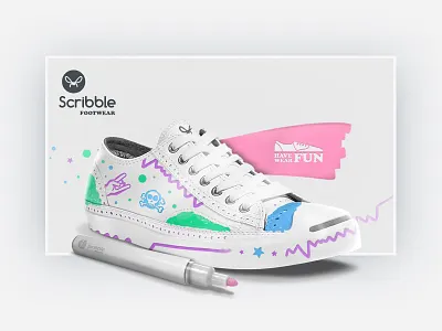 Scribble Footwear product concept product design