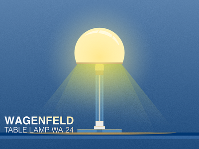 Wagenfeld Tablelamp WA 24 affinity design classics illustration industrial design