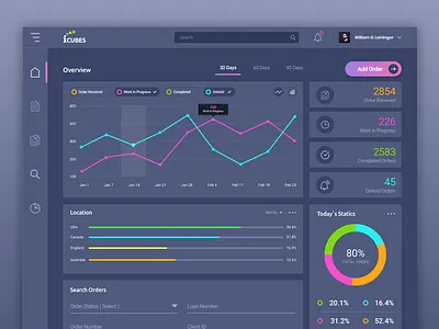 iCubes Property Inspection black design finance interface ui ux