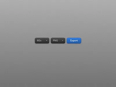 Export Selection Options black button buttons dark ui dropdown export html ui