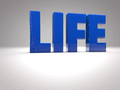 Life animation cinema4d motion graphic