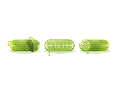 Cucumber cucumber food fruits illustration poster vegetables