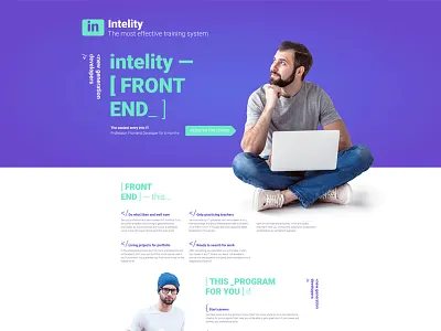 Intelity — IT Courses Elementor Template business courses demo education educational it online skin web design website wordpress